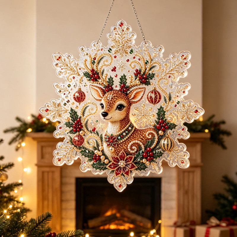 20X20CM Diamond Painting 3d Mi - Pearl Trim Chain recension och pris