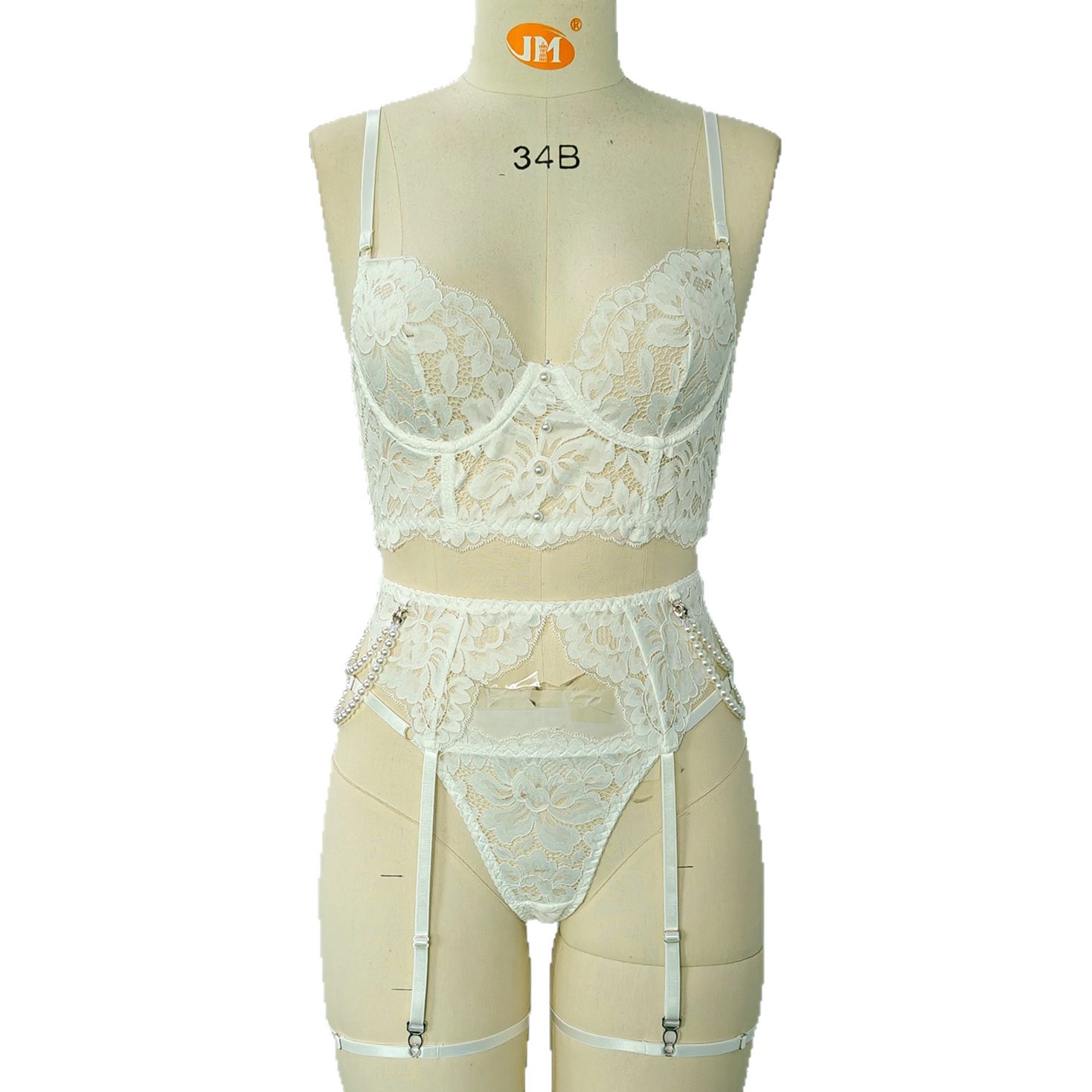 Sexy Lingerie Fashionable Wome - Pearl Trim Chain recension och pris